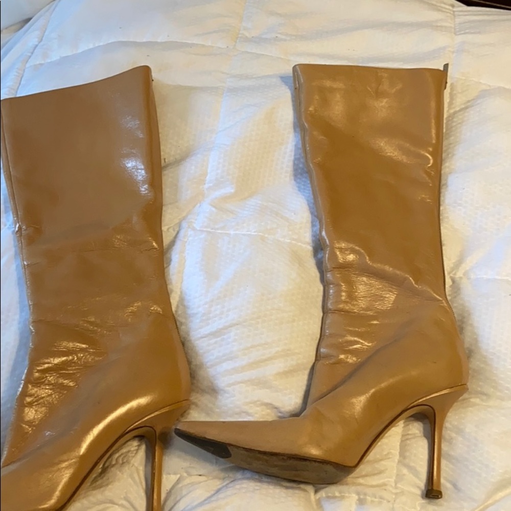 Jimmy Choo boots size 40.5 Tan